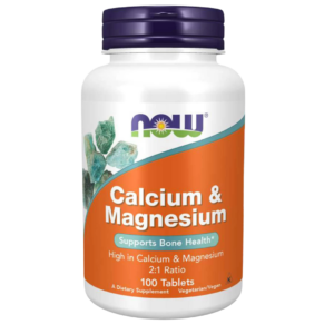 NOW Calcium & Magnesium, 240 kapslí