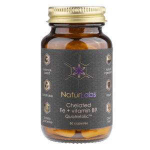 NaturLabs Železo chelátové + B9