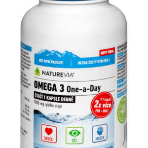 NatureVia OMEGA-3 ONE-A-DAY 60 kapslí