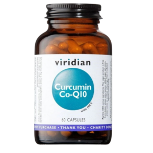 Viridian Curcumin Koenzym Q10, 60 kapslí