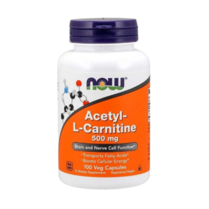 NOW Acetyl-L-Carnitine 500 mg, 100 kapslí