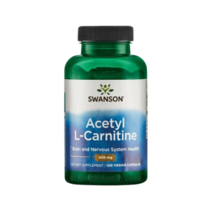 Swanson Acetyl-L-Carnitine 500mg, 100 kapslí