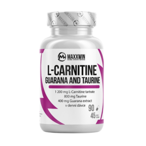 MAXXWIN L-CARNITINE Guarana Taurine, 90 kapslí