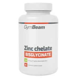 GymBeam Zinek chelát, 90 kapslí
