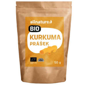 Allnature Kurkuma prášek BIO, 50 g