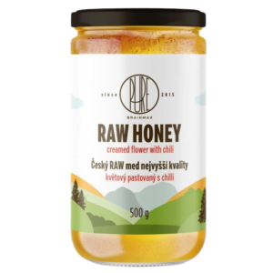BrainMax Pure RAW med květový s chilli, 500 g