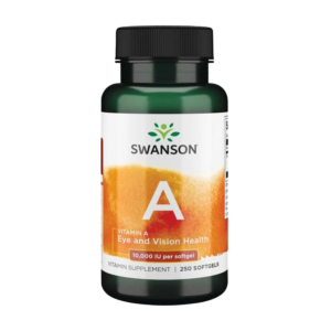 Swanson Vitamin A, 10000 IU, 250 kapslí