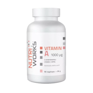 NutriWorks Vitamin A 1000µg - 90 kapslí