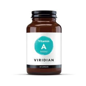 Viridian Vitamin A 5000IU 60 kapslí