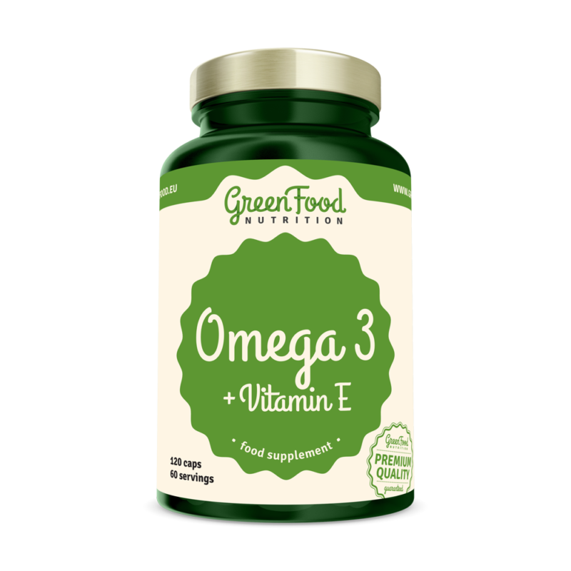 GreenFood Omega 3 120 kapslí